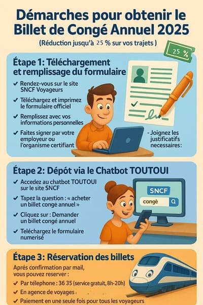 Etapes réservation billet sncf