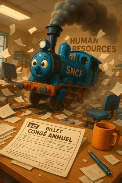 Salarié billet congé SNCF