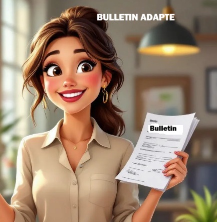 bulletin adapté salarié