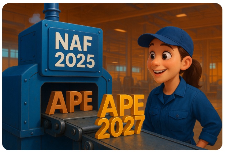 NAF 2025 code APE