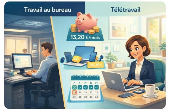 Seuil éxonération teletravail 2026